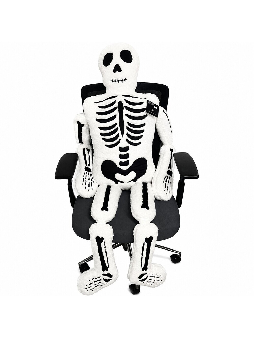 New Storehouse 5ft Skeleton Body Pillow 30x60 White Plush Halloween Decor Viral